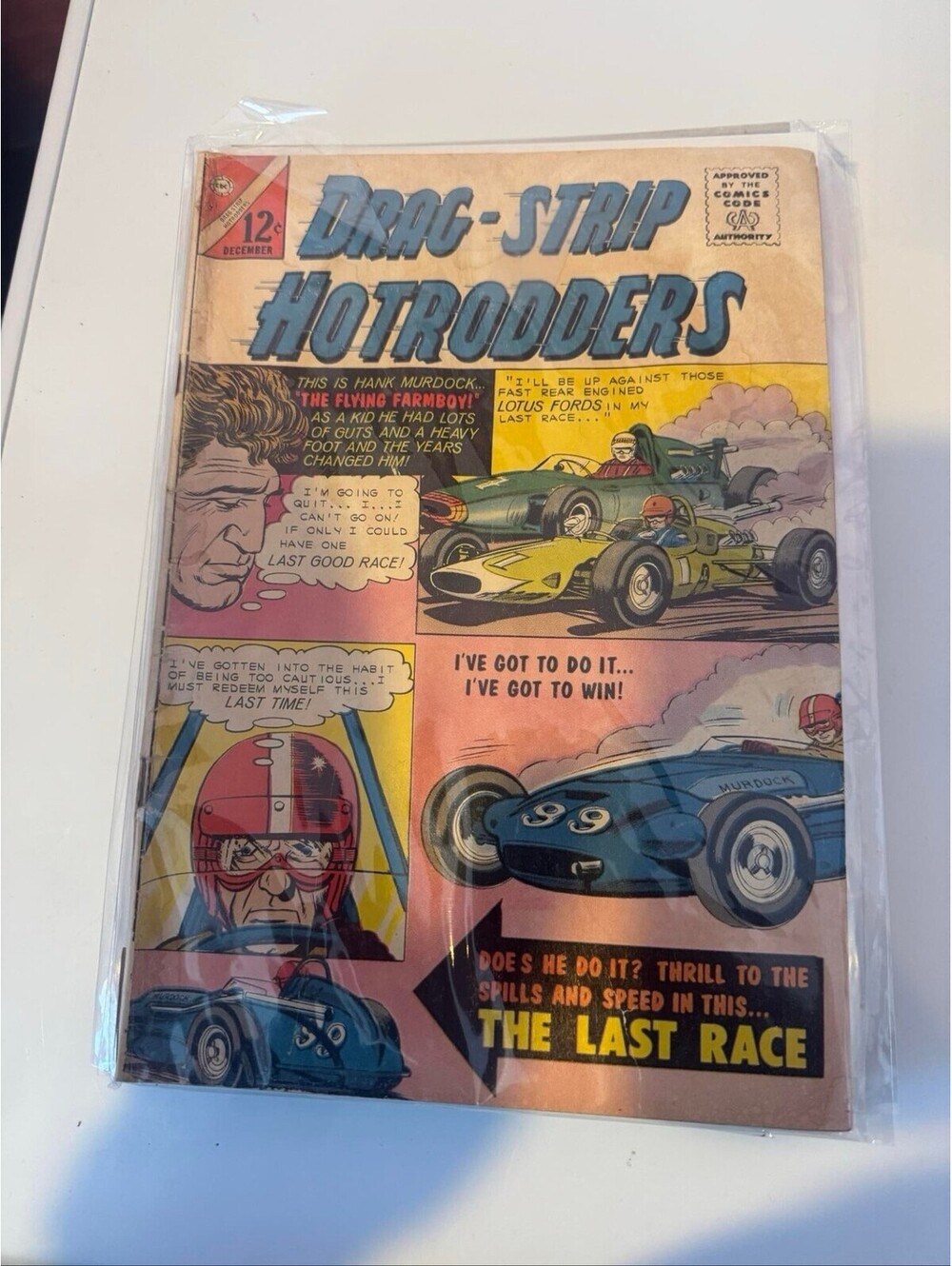Drag-Strip Hotrodders #7 Charlton Comics 1965 Silver Age 12¢ The Last Race